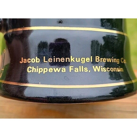 Leinenkugel's Brewing Co. Limited Beer Stein Black Mug Gold Trim - Picture 6 of 13